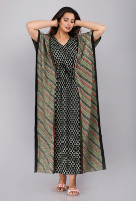 raavi fashion Printed Pure Cotton Women Kaftan