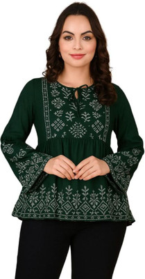 Bellavibe Printed Rayon Women Kaftan