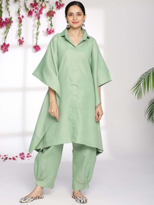 LetsDressUp Floral Print Pure Cotton Women Kaftan