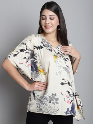 Dressitude Printed Crepe Women Kaftan