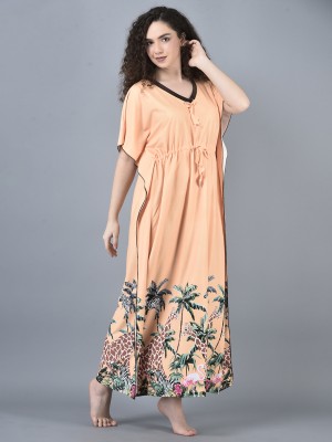 Noty Printed Polyester Blend Women Kaftan