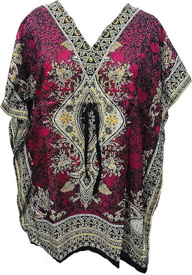 Geetaexport Printed Polyester Women Kaftan