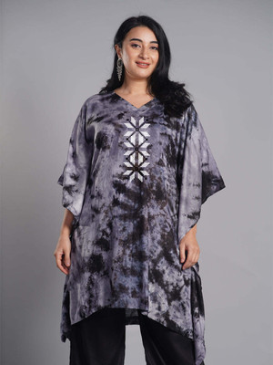 LetsDressUp Floral Print Rayon Women Kaftan