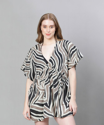 OXOLLOXO Printed Polyester Women Kaftan