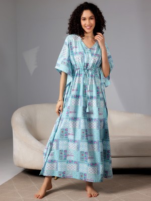 LIBAS Printed Pure Cotton Women Kaftan