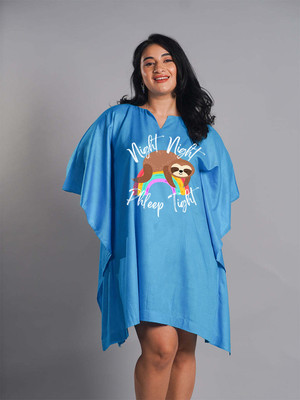 LetsDressUp Printed Rayon Women Kaftan