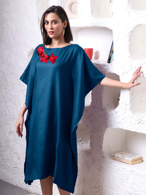 LetsDressUp Applique Rayon Women Kaftan