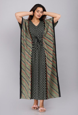Shakti enterpries Printed Pure Cotton Women Kaftan