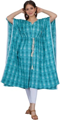 Mridhii Striped Pure Cotton Women Kaftan