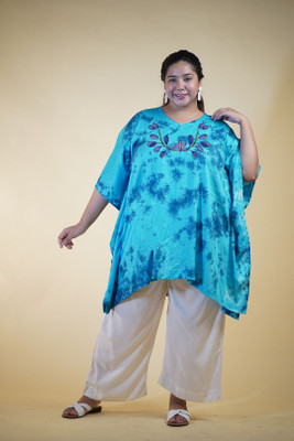 LetsDressUp Casual Printed Women Light Blue Top
