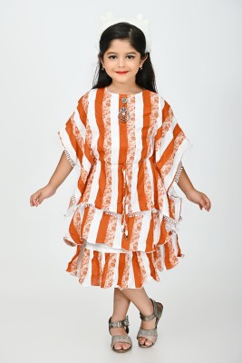 ULTINITY Striped Rayon, Pure Cotton Girls Kaftan