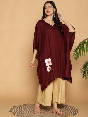 LetsDressUp Printed Rayon Women Kaftan