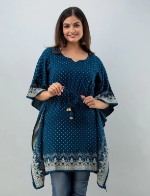 Geetanjali collection Printed Rayon Women Kaftan