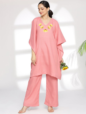 LetsDressUp Printed Pure Cotton Women Kaftan
