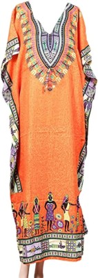 Quickcollection Printed Polyester Blend Women Kaftan