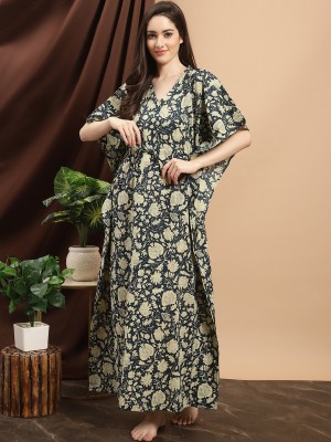 Boston Club Printed Pure Cotton Women Kaftan