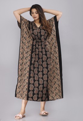 MKF Printed Pure Cotton Women Kaftan