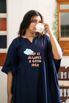 LetsDressUp Printed Rayon Women Kaftan