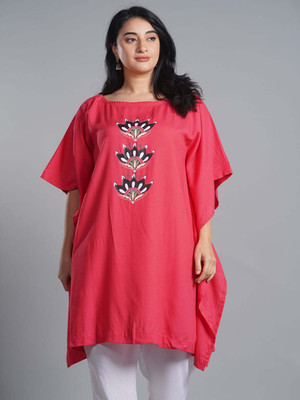LetsDressUp Printed Rayon Women Kaftan