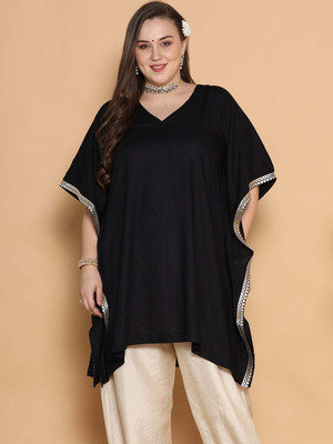LetsDressUp Printed Rayon Women Kaftan