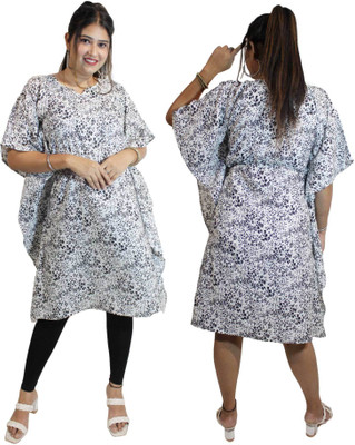 menena Printed Polyester Women Kaftan
