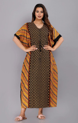 raavi fashion Printed Pure Cotton Women Kaftan