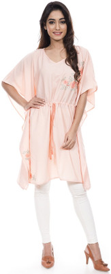 Amadore Embroidered Polyester Women Kaftan