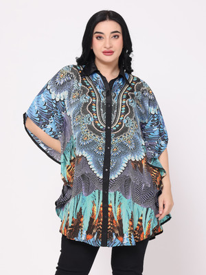 TSM Printed Polyester Women Kaftan