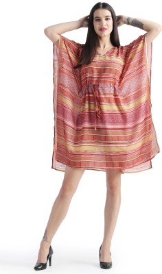 LakhiApparels Printed Chiffon Women Kaftan