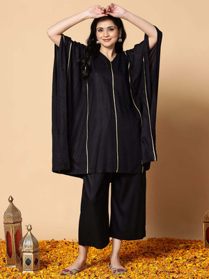 LetsDressUp Embellished Rayon Women Kaftan