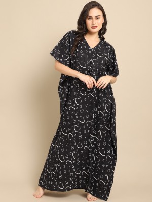 Boston Club Printed Crepe Women Kaftan