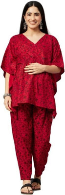 aaheli Printed Rayon Women Kaftan