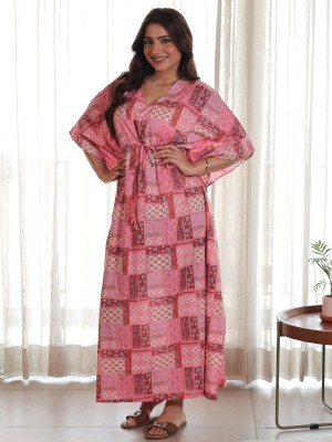 LIBAS Printed Pure Cotton Women Kaftan