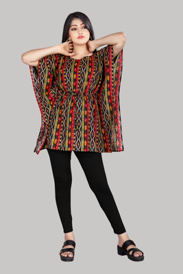 Tinyworld Printed Rayon Girls Kaftan