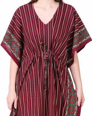 Shakti Enterprises Printed Cotton Blend Women Kaftan