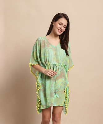 Claura Printed Georgette Women Kaftan