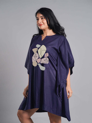 LetsDressUp Printed Rayon Women Kaftan