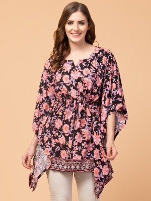 Hive91 Printed Rayon Women Kaftan