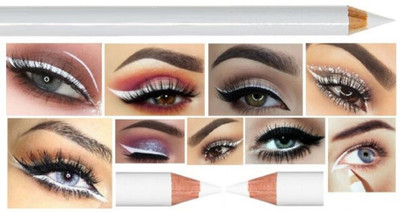 AMOSFIA Intense Kajal Specially Formulated Ultimate Look White kajal(SNOW, 2 g)