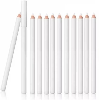 GABBU WHITE KAJAL PENCIL FOR STUNNING EYE MAKEUP(white, 24 g)