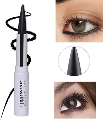 GABBU 2 In 1 Long Lasting,Pigmented & Waterproof Kajal(BLACK, 1.5 g)