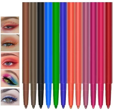 Amaryllis HD Eye liner Waterproof Eyeshadow Lip Pencil 12 g 12 g(Multicolour)