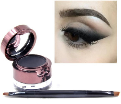 BLUEMERMAID 2 IN 1 GEL KAJAL EYELINER HIGH PIGMENT FORMULA(BLACK, 8 g)