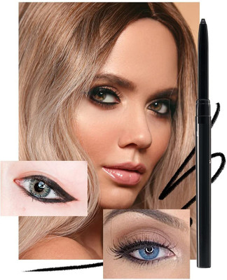 GFSU - GO FOR SOMETHING UNIQUE CRAYON BLACK MATTE FINISH KAJAL(Black, 0.3 ml)