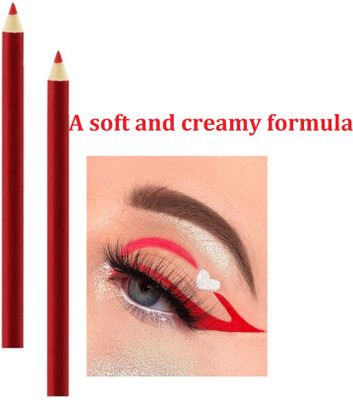 Libline NEW MATTE FINISH RED EYE MAKEUP EYE LINER(Red, 4 g)