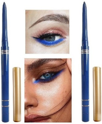 NADJA HIGH QUALITY NEW 2 BEST BLUE KAJAL BEST FOR EYE MAKEUP WATERPROOF FORMULA(BLUE, 3 g)