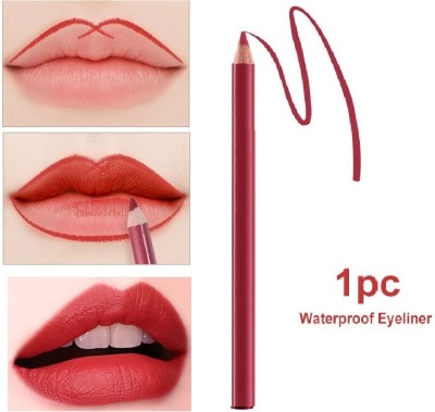 AMOSFIA MATTE LOOK RED KAJAL PENCIL FOR EYE MAKEUP(apple red, 2 g)