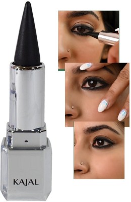 tanvi27 Smudgeproof and Waterproof Kajal(BOLD BLACK, 3.6 g)