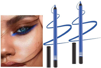 DARVING SMOOTH GLIDE SHIMMER CRAYON KAJAL BLUE COLOR(BLUE, 3 g)