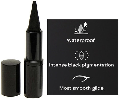 DARYUE One-stroke Application, Easy to Use Black Kajal(Black, 2 g)
